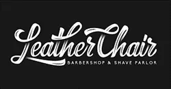 Leather Chair Barbershop Logo
